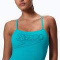 Női egyrészes fürdőruha Speedo Endurance+ Logo Thin Strap Mayan Blue 4