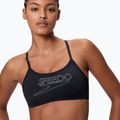 Női kétrészes fürdőruha Speedo Endurance+ Logo Thin Strap Anthracite 4
