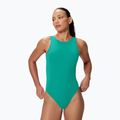Női egyrészes fürdőruha Speedo Solid High Neck peacock teal