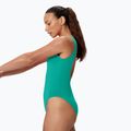 Női egyrészes fürdőruha Speedo Solid High Neck peacock teal 3