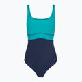 Női egyrészes fürdőruha Speedo Shaping Contour Eclipse peacock teal/peacoat
