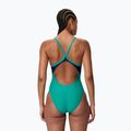Női egyrészes fürdőruha Speedo Solid Racerback peacock teal/peacoat 2