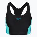 Női egyrészes fürdőruha Speedo Colourblock Splice 2.0 anthracite/mayanblue 3