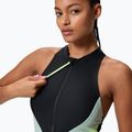 Női egyrészes fürdőruha Speedo Ocean Flex Zip black/pale clover 4