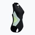 Női egyrészes fürdőruha Speedo Ocean Flex Zip black/pale clover 8