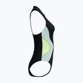 Női egyrészes fürdőruha Speedo Ocean Flex Zip black/pale clover 9