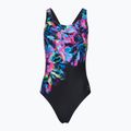 Női egyrészes fürdőruha Speedo FL Placement Printed Powerback glitchy garden/black