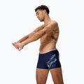 Férfi úszó boxer nadrág Speedo Medley Logo Aquashort peacoat/deep sapphire 5