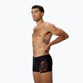 Férfi úszó boxer nadrág Speedo Medley Logo Aquashort anthracite/hrr 4
