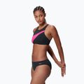 Női kétrészes fürdőruha Speedo Hyperboom Butterfly Back anthracite/margarita pink 3