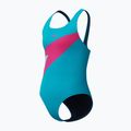 Gyerek egyrészes úszóruha Speedo Hyperboom Butterfly Back mayan blue/margarita pink 3