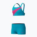 Gyerek kétrészes fürdőruha Speedo Hyperboom Butterfly Back mayan blue/margarita pink 3