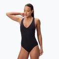 Női egyrészes fürdőruha Speedo Sculpture Butterfly Back anthracite