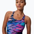 Női egyrészes fürdőruha Speedo Hyperboom Print Medalist anthracite 4