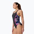 Női egyrészes fürdőruha Speedo Hyperboom Splice Muscleback anthracite/margarita pink 3