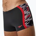 Férfi úszóboxer Speedo Hyperboom Splice Aquashort anthracite/high risk red 5