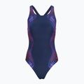 Női egyrészes fürdőruha Speedo Print Medalist peacoat