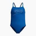 Gyerek egyrészes úszódressz Speedo Endurance+ Logo Thinstrap Turkish Sea