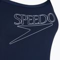 Gyermek egyrészes fürdőruha Speedo Endurance+ Logo Thinstrap peacoat 3