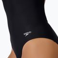 Női egyrészes fürdőruha Speedo Solid EnduraSoft Turnback team black 5
