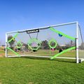 Futball célzóháló Quickplay Target Net Pro 730 x 245 cm white/green