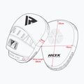 RDX Focus Pad T1 fehér/fekete edzőtárcsák 7