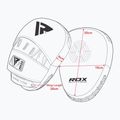 RDX Focus Pad hevederrel fehér edző mancsokkal 6