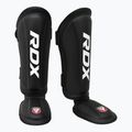 RDX T1 sípcsont- és lábfejvédő fekete RDX T1 Shin Instep Guards sípcsont- és lábfejvédő fekete
