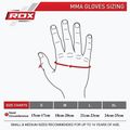 Grappling kesztyű RDX Glove Új modell GGRF-12R piros 8