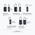 Lakat CabinZero Travel TSA Lock absolute black 2