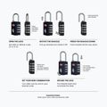 Lakat CabinZero Travel TSA Lock navy 2