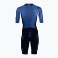 HUUB férfi triatlonruha Anemoi Aero + Flatlock fekete-kék ANEPF 9