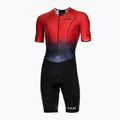 Férfi HUUB Commit hosszú távú triatlon öltöny fekete/piros COMLCS 8