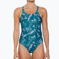 Női egyrészes fürdőruha Nike Hydrastrong Multi Print Fastback ásványi teal 4
