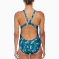 Női egyrészes fürdőruha Nike Hydrastrong Multi Print Fastback ásványi teal 6