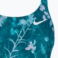 Női egyrészes fürdőruha Nike Hydrastrong Multi Print Fastback ásványi teal 3