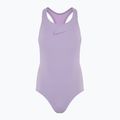 Gyermek egyrészes fürdőruha Nike Essential Racerback lilac bloom