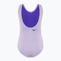 Gyermek egyrészes fürdőruha Nike Multi Logo U-Back lilac bloom 2