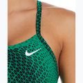 Női egyrészes fürdőruha Nike Hydrastrong Delta Racerback court green 6