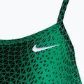 Női egyrészes fürdőruha Nike Hydrastrong Delta Racerback court green 3