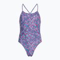 Gyermek egyrészes fürdőruha Nike Hydrastrong Lace Up Back university blue