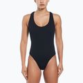 Nike Elevated Essential Pucker Crossback egyrészes fürdőruha fekete 4