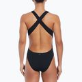 Nike Elevated Essential Pucker Crossback egyrészes fürdőruha fekete 5