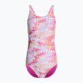 Női egyrészes fürdőruha Nike Hydrastrong Multi Print Fastback warm multi