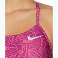 Női egyrészes fürdőruha Nike Hydrastrong Multi Print Cutout hot fuchsia 4