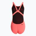 Női egyrészes fürdőruha Nike Hydrastrong 3D Swoosh Fastback hot punch 2