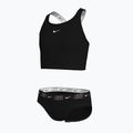 Gyermek kétrészes fürdőruha Nike Logo Tape Crossback Midkini fekete 3
