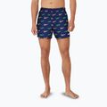 Férfi Nike Multi Print 5" Volley úszónadrág éjfekete tengerészkék