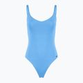 Női egyrészes fürdőruha Nike Essential V-Neck egyetemi kék