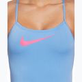Női egyrészes fürdőruha Nike Hydrastrong állítható crossback egyetemi kék 4